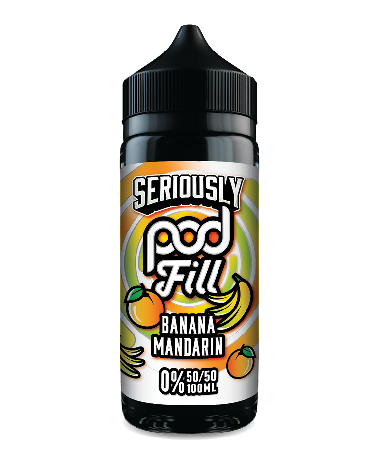 Doozy Seriously Pod Fill Banana Manderine - 100ml