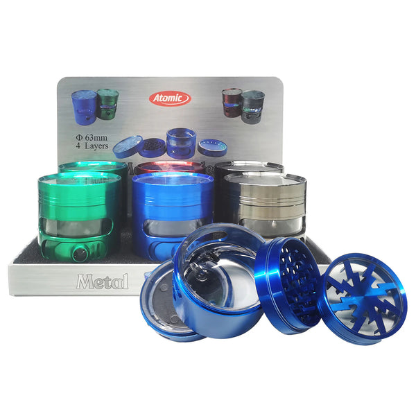Atomic - 63mm Metal Grinder - LED