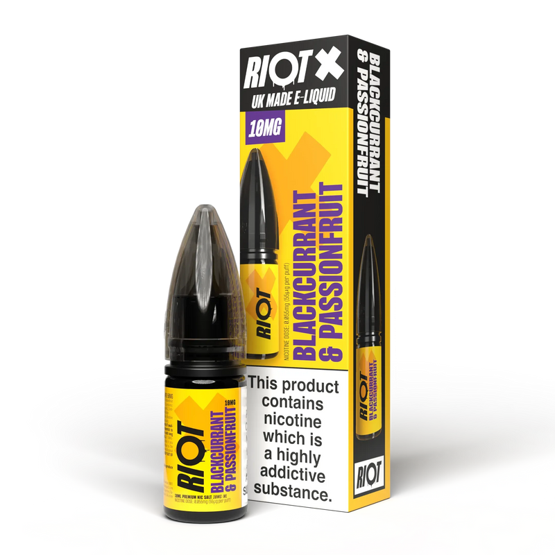Riot X Blackcurrant & Passionfruit