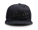 RAW Black On Black FlatCap With Pokie
