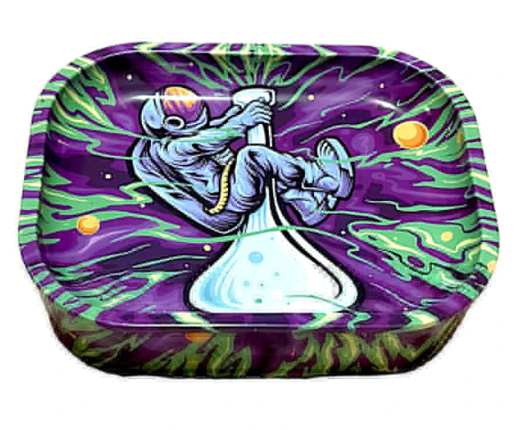 Metal Rolling Tray/Stash Tin Combo