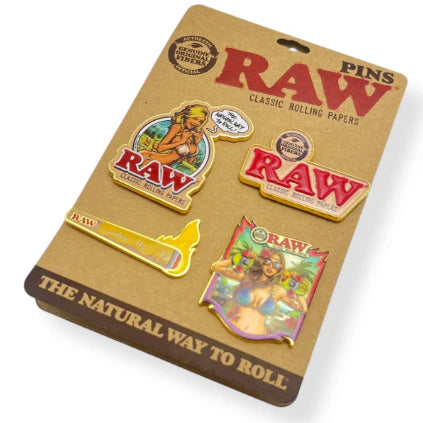 RAW - Assorted Pins - 4 Pack