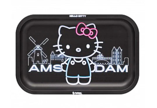 G.Rollz - Hello Kitty Neon Amsterdam - Rolling Tray - 17.5cm x 27.5cm