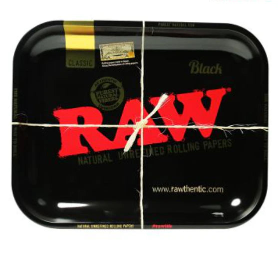 RAW - Metal Rolling Tray - Black - XL