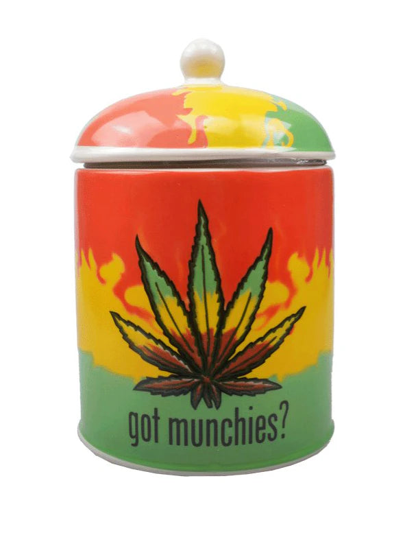Cookie Jar - Rasta Leaf
