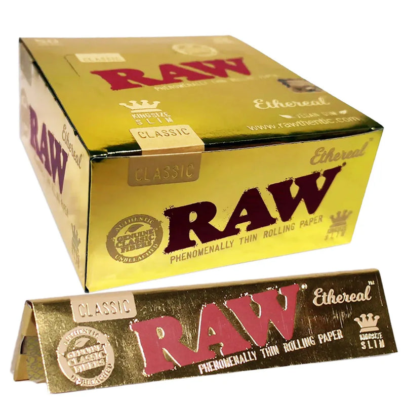 Raw Ethereal Gold Kingsize Slim