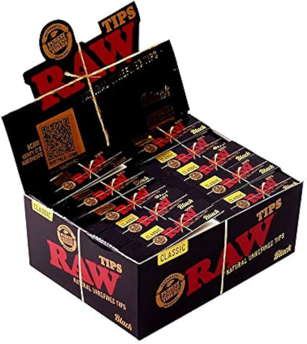 RAW Black Roach Tips